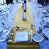 Ładownik stołowy 5PCS Satynowe biegacze stołowe impreza weselna wystrój Doród Satin Fabric Krzesło Sash Bow Stół Obrus ​​30cm*275 cm 230605