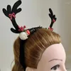Party Supplies Antlers Headband Hair Hoop Devil Wing Christmas Deer Horn Sequin