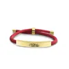 Good Lucky Weihnachtsgeschenk-Armband, vergoldeter Edelstahl, Bettelarmbänder für Verliebte