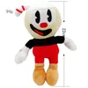 Nuovo The Cuphead Show bambola per bambini testa tazza da tè avventura peluche