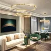 Pendant Lamps Modern Living Room Decorations For Home Bedroom Kitchen Villa El Lobby Led Lights Luxury Chandelier K9 Crystal