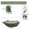 Portaledges Camping Hammock with Mosquito Net Rainfly Tent Tarp Tree Straps Portable Nylon Hammock Tent for Camping Hiking Backyard Travel 230603