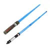 LED Light Sticks Telescopische Lightsaber Speelgoed Knipperende Zwaard Cosplay Lichtgevende Muziek Ster Lasr Speelgoed Zwaarden Kids Jongens Gift 230605