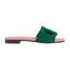 Projektant sandały dla damskich sandale moda luksusowe klapki sandalen panie poślizgną