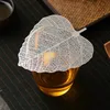 Creative Bodhi Leaves Shape Tea Strainers Stainless Steel Kung Fu Tea Mesh Infusers Filter Drinkware Kitchen Accessories