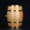 Fare 3L Birra Birra Keg Vintage Legno di Quercia Botte di Vino Per Whisky Rum Porta Barile Decorativo Keg Hotel Ristorante Display