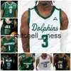 Mit8 Maglia da basket NCAA Jacksonville Dolphins personalizzata 5 Bryce Workman 14 Carson Brown 22 Jalen Nesmith 23 Sejr Deans 30 Sabino Uomo Donna Youth Kid Maglie S-4XL