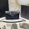 Loulou Bag modedesigner av hög kvalitet Luxury Bags Chain Shoulder Crossbody Classic Flap Women Purse Real Leather Messenger Qua