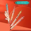 Style chinois papeterie Koi étudiant coffret cadeau ensembles créatif presse Gel stylo adapté aux enfants étude et bureau