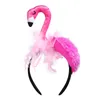 Bandanas Flamingo Bandband Hawaiian Tenues pour enfants décor Gift Festival Accessoires Satin Miss Pographies