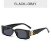 Luxury Brand Designer Fashion Small Square Frame Sunglasses Retro Champagne Sunglasses Ladies Personality B Letter Glasses