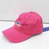 Koreaanse AderError mode hoed AE onregelmatige gaten gesneden baseball cap modieuze pet