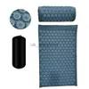 Tapis de yoga Coussin masseur Tapis Shakti Tapis de massage Acupression Soulager le stress Dos Douleur corporelle Spike Mat Acupuncture Tapis de massage J2305