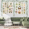 Wall Stickers 45Pcs Vintage Botanical Aesthetic Collage Kit Fake Vines Art Illustration Poster Card Dorm Bedroom Living Room Decor 230603