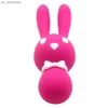 Olo Portable Cute Vibrator G-Spot Dildo Vibrator Rabbit Stimulator Clitoral Massager Vaginal Sex Toys AV女性マスターベーターL230523