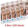 Accessoires Giusa 6 Box (60 vellen) voor HP -tandwiel Fotapapier 2x3 Mini Fotografisch papier Pocket Foto Printer HP Zink Paste fotopapier