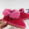 Малышки младенцы пинетки детские сапоги в австралии мини -снегом для ботинки теплые обувь дизайнер для мальчиков обувь для девочек наполовину детские кроссовки детская молодежь классическая зимняя обувь