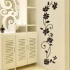 Black Flower Vine Placks Wall Cups Cupboard Dekoracje domu