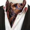 Bow Ties Fashion Big Pattern Scarf Business Casual Tie Men's Party Wedding Polyester Jacquard Trendy For Men