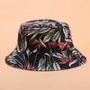 Wide Brim Hats 2019 Cotton Print Bucket Fisherman Outdoor Travel Sun Hat for Men and Women 38 G230603