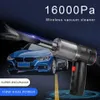 Новый 16000pa Беспроводной автомобильной портативной вакуумной очиститель Портатив мощный всасывающий и сухой умные беспроводные внутренние аксессуары для дома