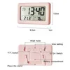 Bordklockor LED Digital Clock Electronic Alarm Screen Desktop för hemmakontoret Backlight Snooze Data Kalender Desk