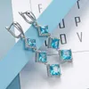 Charm Fashion Tassel Earrings Stamp Plata Square Cut Earrings for Women Jewelry R230605