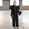 Setler Ramazan Eid Mübarek Dubai Abaya Türkiye Mühendis Müslüman Setler Kadınlar İçin İslami Giysiler Ropa Mujer Kaftan Kaftan İslam Robe Femme