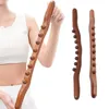 Outils de massage de thérapie par le bois Masseur de drainage lymphatique Bâton de massage portatif Outils de thérapie par le bois pour les douleurs au cou et au dos Estomac Body Shaping Jambe anticellulite