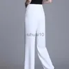 Damenhosen, Caprihosen, Damen-Hosen mit weitem Bein, übergroß, 2023, koreanische Modekleidung, sexy Unterteile, elegante hohe Taille, lockere Y2k-Schwarz-Weiß-Hose, XXXL, J230605