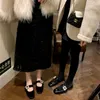 Scarpe eleganti da donna squisite all'inizio della primavera con strass Mary Jane scarpe moda tacco alto piatto Allmatch Mujer Sapato
