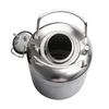 Fazendo aço inoxidável 2.6 galões mini sistema de barril de bloqueio de bola para pequeno lote homebrewing alça de alça de cerveja (10l) com tampa de barril