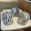 Ball Caps Moda Pullu Çizgili Beyzbol Kapağı Kadınlar Yaz Gölgesi Nefes Alabilir Mesh Street s Açık Hava Spor Binicilik Ördek Şapkası