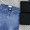 Neue Damen Sexy Große Größe Mittlere Taille Skinny Denim Jeans Tasche Stretch Slim Button Hosen Jeans Heiße Produkte C1