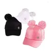 Cappellini da baseball Doit 2023 Berretto da baseball per bambini Autunno Hip Hop Paillettes Grandi orecchie Estate Bambini Cappelli da sole Ragazzi Ragazze Snapback Gorras