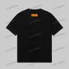 Xinxinbuy Men Designer Tee Tシャツ23SSラブパステルグラフィティレタープリントファブリックパターン