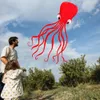 Kite accessoarer 3D Soft Octopus Cartoon Animal Outdoor Windsock Lätt att flyga barnleksaker för julår gåva 230605