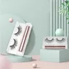 Borstar 3D magnetiska ögonfransar Set vattentät varaktigt naturligt magnetiskt eyeliner magnet ögonfransar sminkförlängning falska ögonfransar kit