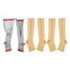 Vestes de course Chaussettes de compression Soulager la fatigue des jambes Tube de mollet Respirant Améliorer la circulation sanguine Fermeture à glissière douce pour les femmes Cyclisme