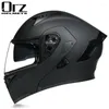 Motorradhelme Zubehör Männer Frauen Klapphelm Casco Motocross Racing Full Face Modular Motorrad Cafe Racer Dirt Bike