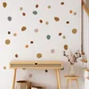 Boho Nursery Polka Dot Kreatywne naklejki ścienne do pokoju dziecięcego dla dzieci chłopcy pokój pokój domowy nordycki ciepłe naklejki w stylu vintage