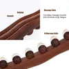 Herramientas de masaje de terapia de madera Masajeador de drenaje linfático Palo de masaje de mano Herramientas de terapia de madera para el dolor de cuello y espalda Estómago Modelado del cuerpo Pierna anticelulítica