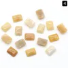 10x14mm Natural Stone Pink Rose Quartz Opal Tiger's Eye Turquoise Rectangle Shape Charms White Black Crystal cab cabochons beads for jewelry making