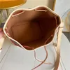 Ayna Tasarımcıları Klasik Noe Yüksek Kaliteli Vintage Buket Halat Kovası Bir Omuz Crossbody Bag