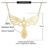 Anhänger Halsketten Phoenix Edelstahl Halskette Schmuck Zubehör Valentinstag Party Geschenke für Frauen Großhandel Geschenk