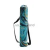 Yoga Mats 2022 Women Men Portable Mat Bag Sports Fitness Printed Canvas Drawstring Bag Outdoor Pilates Fashion Fitness Bag NEW J230506