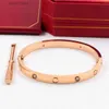 Pulseira Parafuso Bangles 316l Amor Pulseiras Prata Rosa Ouro Pulseira Aço Inoxidável Mulheres Homens Chave De Fenda Designer Casal Jóias 1ynh6