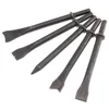 Hulpmiddelen 5 stcs / Lot Accessoires Hard 45# Steel Solid Long Air Chisel Impact Head Support Pneumatisch gereedschap voor het verwijderen / roesten van verwijdering