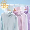 Chemises d'extérieur Ice Soie Vêtements de protection solaire pour femmes 2023 Nouvel été Section mince Résistant aux UV Respirant Protection solaire Vêtements Veste à manches longues J230605