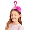 Bandanas Flamingo Bandband Hawaiian Tenues pour enfants décor Gift Festival Accessoires Satin Miss Pographies